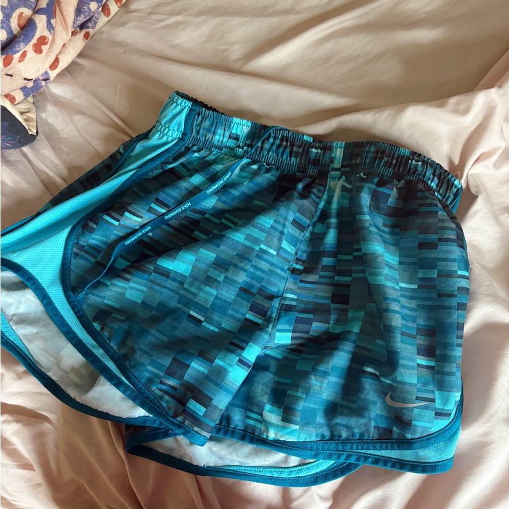 Nike Blue Athletic Shorts Lightweight Moisture-Wicking